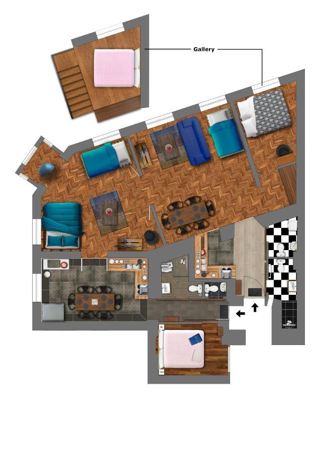 Walnuttree Loft Style Prestige Apartment Budapest Eksteriør billede